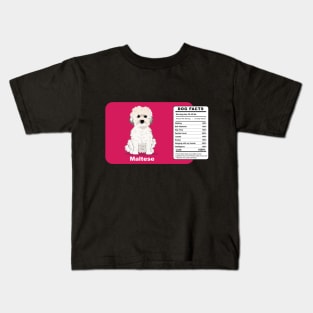 Maltese Dog Kids T-Shirt